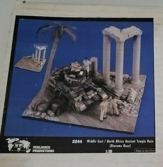 1:35 Verlinden Middle East/north Africa Ancient Temple Ruin (diorama Base)