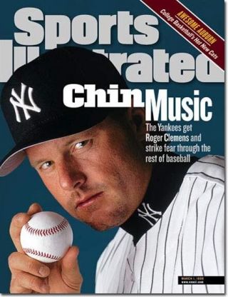 March 1,  1999 Roger Clemens York Yankees Sports Illustrated No Label 1 Wb
