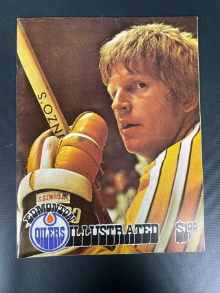 1975 - 76 Wha Edmonton Oilers Vs Indianapolis Racers Program