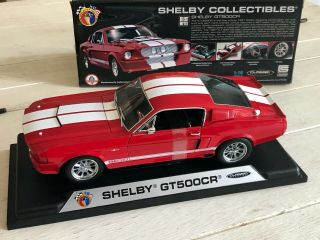 SHELBY COLLECTIBLES 1967 FORD MUSTANG SHELBY GT500 CR 1/18 READ 2