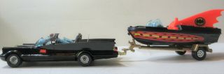 Corgi Toys Batmobile And Batboat Gift Set No 3 - Batman And Robin Models