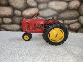 1950’s Massey Harris 44 Narrow Front Toy Tractor.  Made By Reuhl Rare