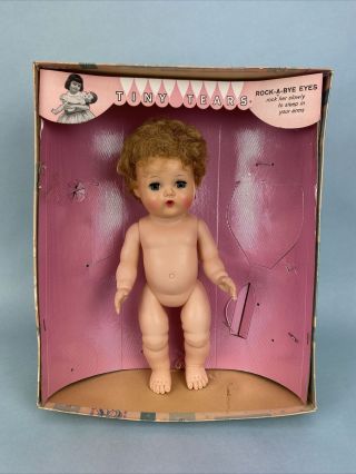 Vintage American Character 11 " Tiny Tears Doll Rare $1.  00 Bid