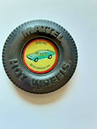 Hot Wheels Redline Olds 442 Button Plastic Rare Usa