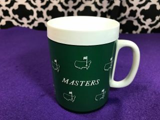 Vintage Masters Augusta National Green White Thermo - Serv Mug