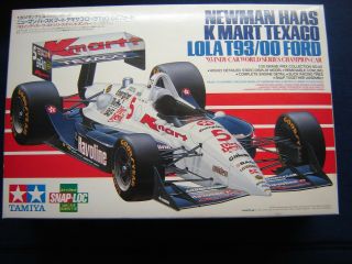 Tamiya Lola T93/00 Ford Newman Haas K - Mart Texaco Indy Car Vintage Snap - Loc 1:20