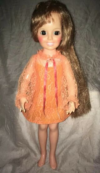 1969 Vintage Ideal Co.  Crissy Doll Hair That Grows Clothes Clothe Toy