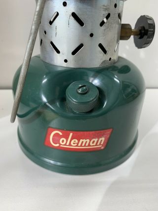Vintage Coleman Instant Lighting Gas 220E Double Mantel Camping Lantern 3