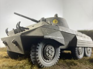 Monogram 1/35 Scale M8 Greyhound Armoured Car Built Model Weathered Paint 2figs