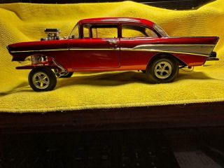 1/18 Read 1957 Chevy Bel Air Added All Parts Rat Fink Mr.  Gasser Acme Gmp