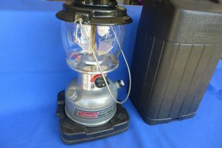 Vintage 1996 Coleman Two Mantel Powerhouse 295 - 700t Dual Fuel Lantern Case 660