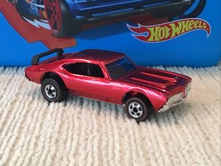 Hot Wheels Redlines 1969 Olds 442 Red With Black Interior