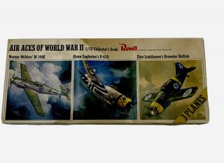 Revell Air Aces Of World War Ii 1/72 Kit H - 684:130 Has Waterstained Box 1