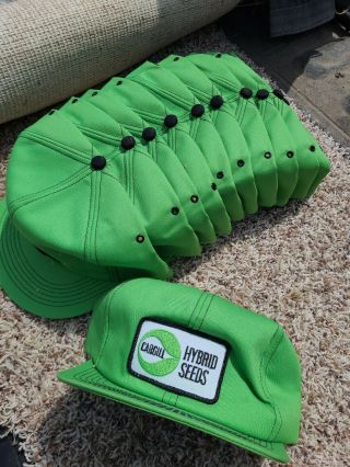 Vtg K - Products Cargill Hybrid Seeds Snapback Hat Cap Usa Patch 1 Hat