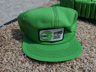 VTG K - Products Cargill Hybrid Seeds snapback Hat Cap USA patch 1 hat 2