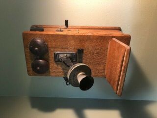 Antique Wall Phone - Minty