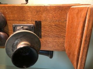 Antique wall phone - minty 3
