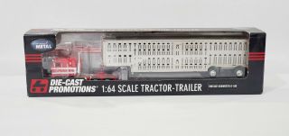 Dcp Koppes Kenworth Coe W/ Livestock 32940 1/64 Scale Die - Cast Promotions