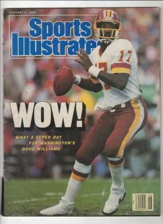 Washington Redskins Doug Williams 1988 Sports Illustrated Bowl Champion