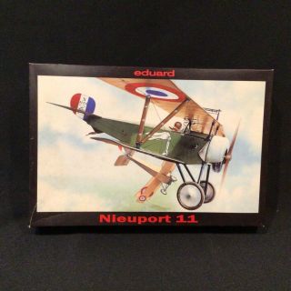 Rare Vintage Eduard Wwi 1/48 Model Plane Kit 8069 - Nieuport 11