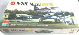Vintage Airfix 1/72 Do217e,  Me328 Mistel Dual German Bomber Fighter Combo 05029
