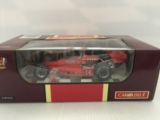 1/18 Carousel 1 1977 Gilmore Coyote 14 A.  J.  Foyt Indy 500 Winner - No - Reserve