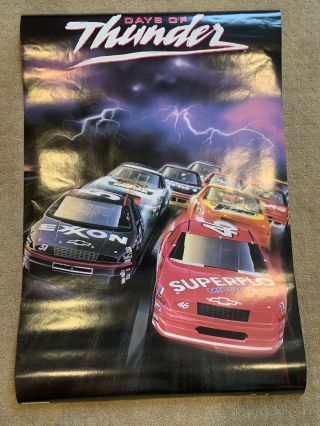 Days Of Thunder Race / Movie Poster 1990