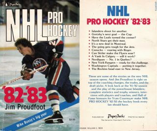 Nhl Pro Hockey 1982 - 83 By Jim Proudfoot Meec2