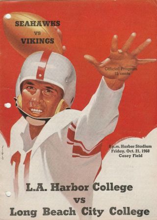 1960 Long Beach City College At L.  A.  Harbor Seahawks College Football Program