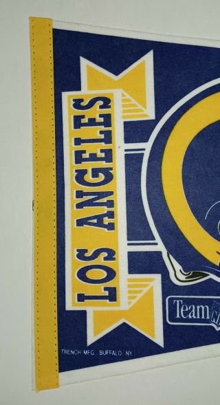 Los Angeles Rams Vintage Pennant Flag NFL 3