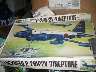 Complete,  Parts Lockheed P - 2h (p2v - 7) Neptune By Hasegawa