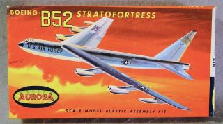 Aurora Approx 1/270 Scale B - 52 Stratofortress Rare Vintage Plastic Model Kit