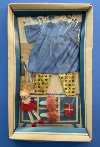 Vintage 1963 Libby Littlechap Doll Fashion Pajamas & Doll 1301 Remco Nrfb