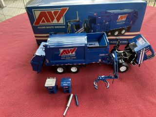 First Gear Allied Waste Services 1/34 Mack Mr With Heil Automated Side Loader