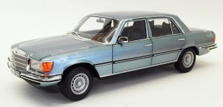 Norev 1/18 Scale 183457 - 1976 Mercedes Benz 450 Sel 6.  9 - Met Grey/blue