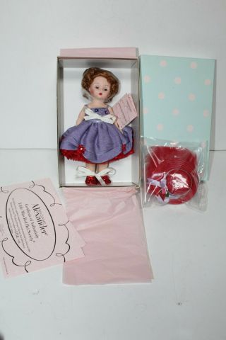 Vintage Madame Alexander Doll Little Miss Red Hat Society With C Ertificate