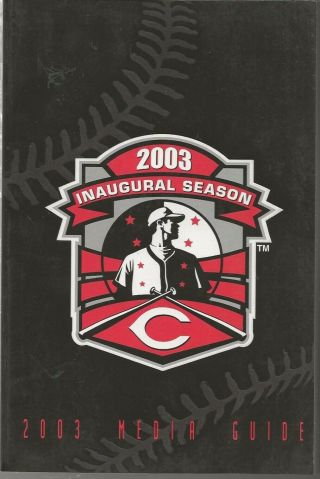 2003 Cincinnati Reds Baseball Media Guide