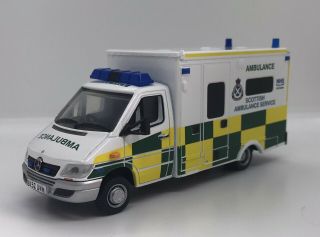 Fire Brigade Model 01 - 03 - Mercedes Benz Sprinter Ambulance - Scottish,  Ltd Edt
