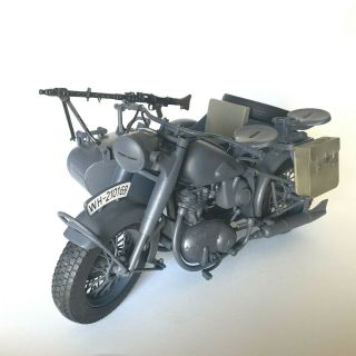 21st Century Ultimate Soldier WWII German Motorcycle With Sidecar 1:6 Scale 2