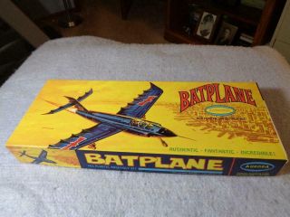 Aurora Batplane Box Only,  1966,