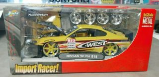 Jada Toys Import Racer 1:24 Nissan Silvia S15 Yellow C - West