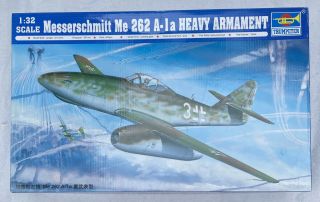 Trumpeter 1/32 02260 Messerschmitt Me 262 A - 1a Heavy Armament Model Kit ▲