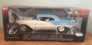 1957 Oldsmobile 88 Hardtop By Highway 61,  50445 Blue/white