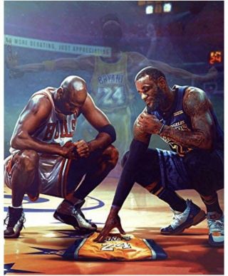 Kobe Bryant X Michael Jordan X Lebron James Poster