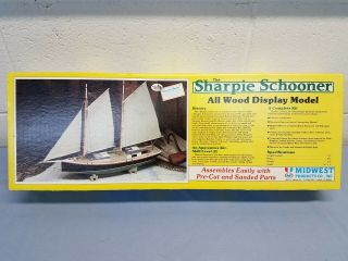 Midwest Products Sharpie Schooner Boat Wood Model Kit 968