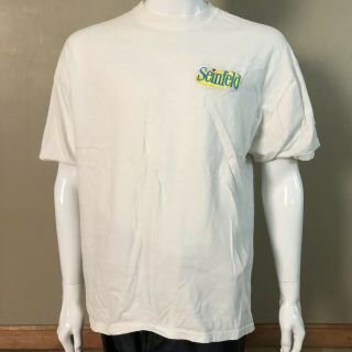 Vintage Seinfeld Official Merch Short Sleeve T - Shirt Sz Xl Hanes Beefy T
