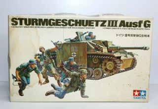 Tamiya Sturmgeschuetz Lll Ausf.  G 1/35 Scale Plastic Model Kit Mm 114