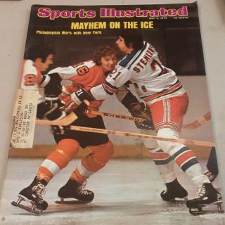 Sports Illustrated Mayhem On The Ice May 6,  1974.  Sl