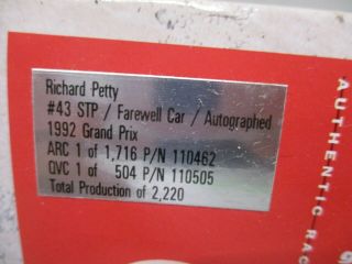 Action 2005 Richard Petty STP Farewell Car 1/24 2