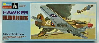 Monogram Model Kit 1:48 Scale Hawker Hurricane Battle Of Britain Ww2 Royal Air